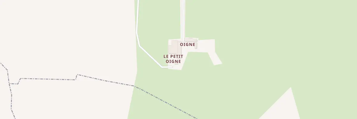 Plan du 1 Oigne à Parennes