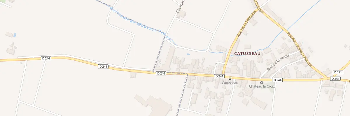 Plan du 12 Rue de Catusseau à Pomerol