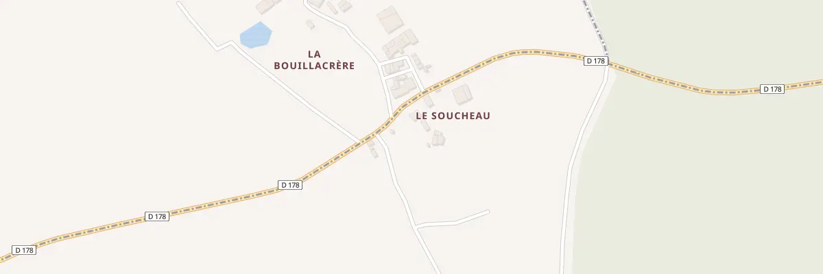 Plan du 5075 Le Soucheau Est à Clavé