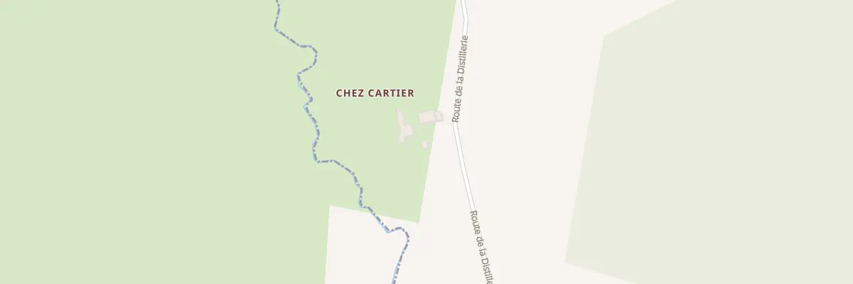 Plan du 5036 Chez Cartier à Saint-Palais-de-Négrignac
