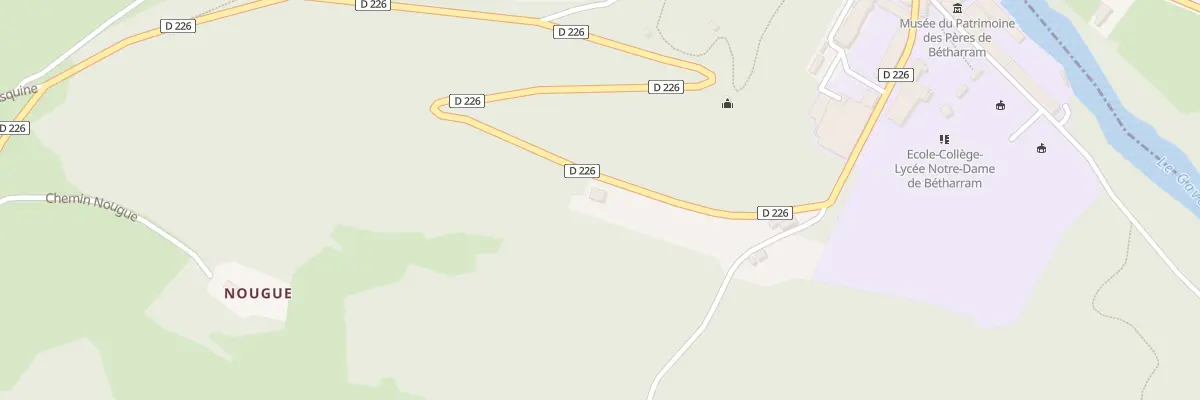 Plan du 405 Rte de la Croix des Hauteurs à Lestelle-Bétharram