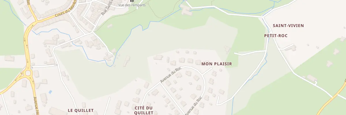 Plan du 38 Av du Roc à Bazas