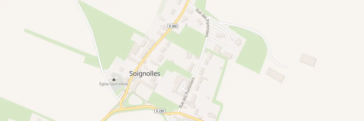 Plan du 7 Rue des Pommiers à Soignolles