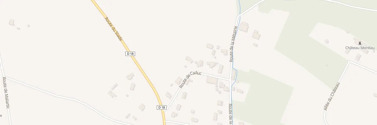 Plan du 96 Rte de Caduc à Moulon