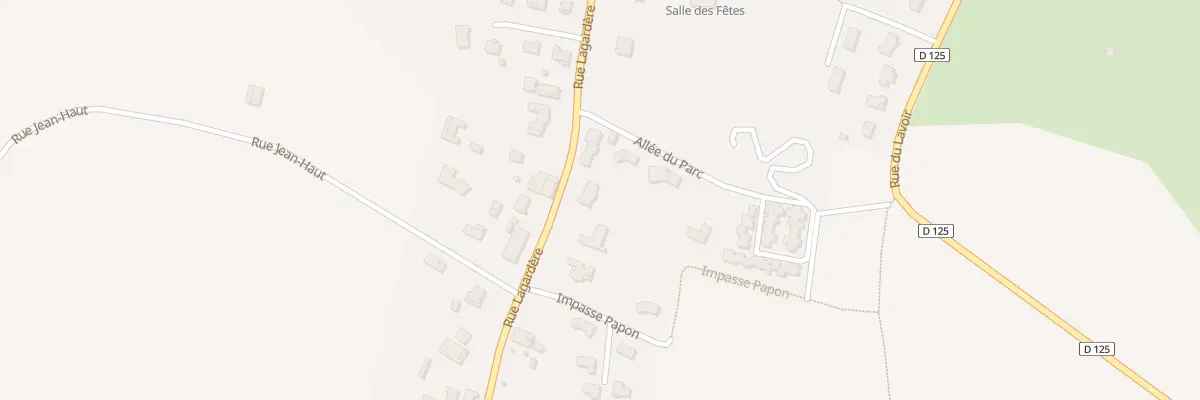 Plan du 349 Rue Lagardère à Coimères