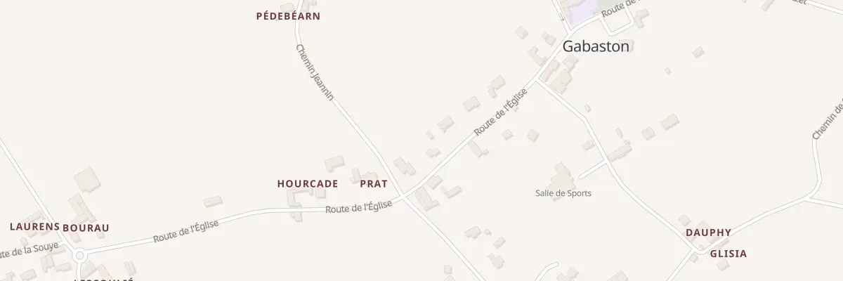 Plan du 21 Rte de l’Eglise à Gabaston