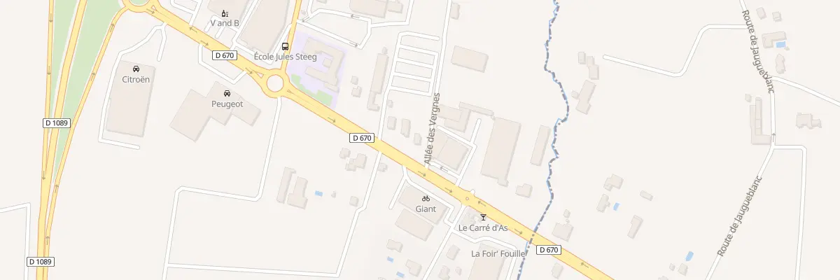 Plan du 9071 Av du Général de Gaulle à Libourne