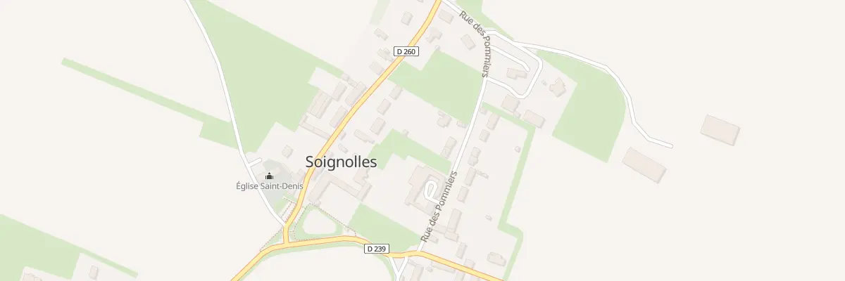 Plan du 5 Rue des Pommiers à Soignolles