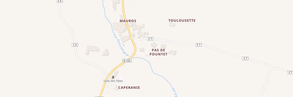 Plan du 4 Pas de Pountet à Guillac