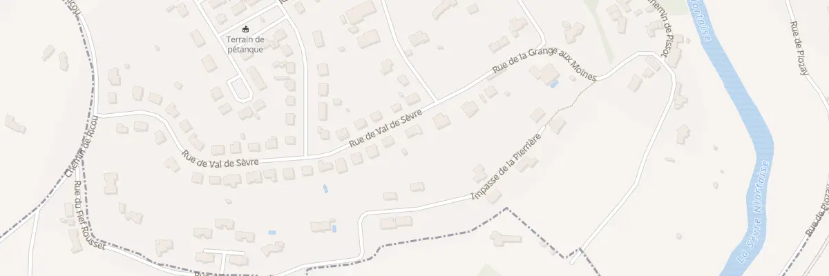 Plan du 1 Rue du Val de Sèvre à Saint-Maixent-l’École