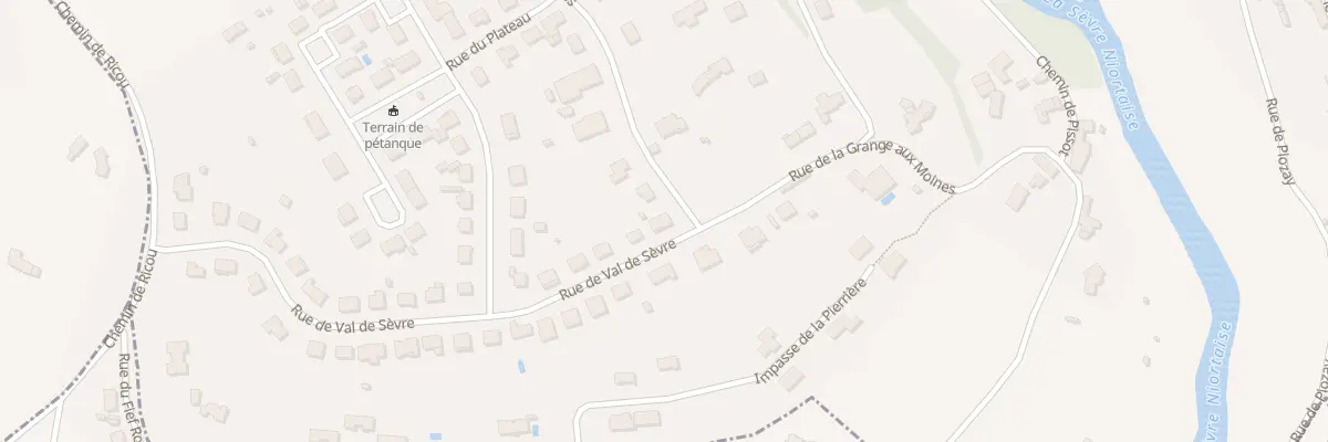 Plan du 2 Rue du Val de Sèvre à Saint-Maixent-l’École