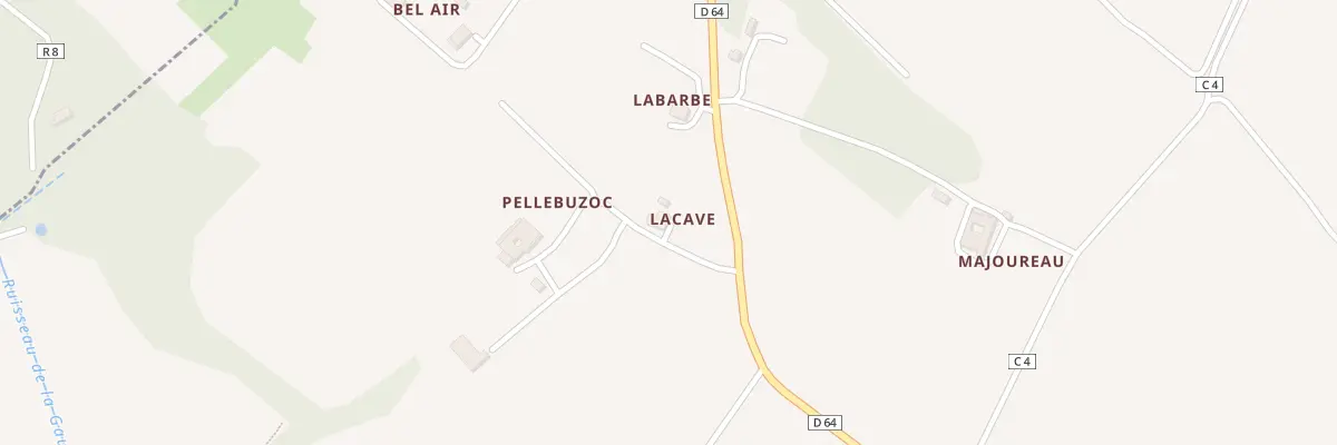 Plan du 60 Imp de Pellebuzoc à Bourdalat