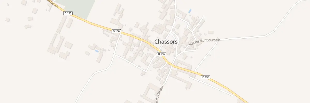 Plan du 1 Rue de l’Angle Droit à Chassors
