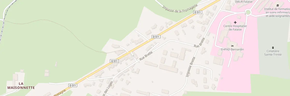 Plan du 30 Rue Brette à Falaise