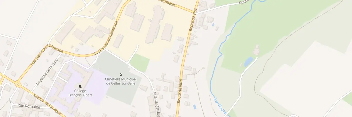 Plan du 35 Rte de Vitré à Celles-sur-Belle