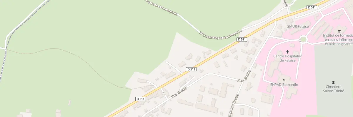 Plan du 4T Rte de Bretagne à Falaise