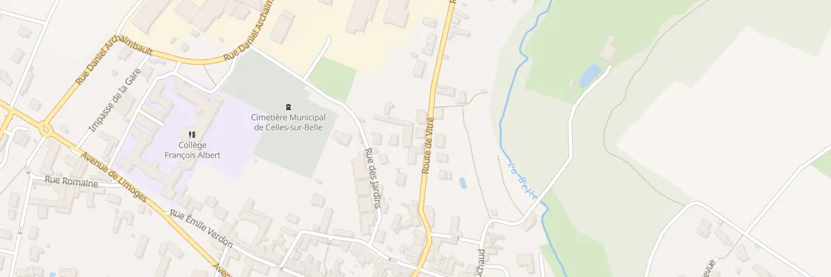 Plan du 27 Rte de Vitré à Celles-sur-Belle