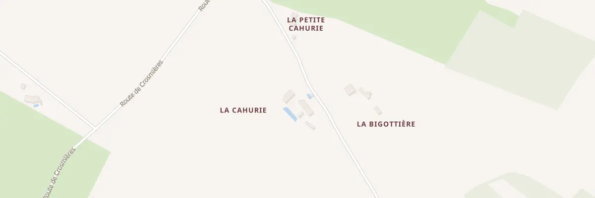 Plan du 232 Imp de la Cahurie à Durtal