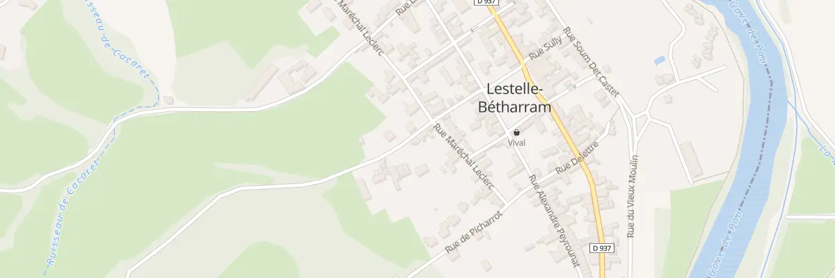 Plan du 5 Rue de Lestelette à Lestelle-Bétharram