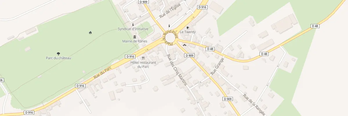 Plan du 3 Rue des Cinq Martins à Rânes
