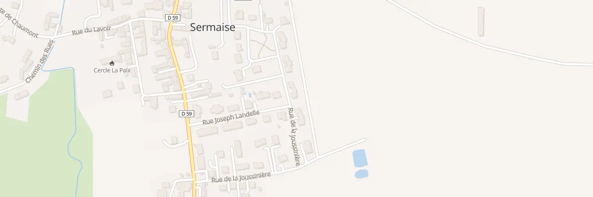 Plan du 2 Rue Baptiste Lasne à Sermaise