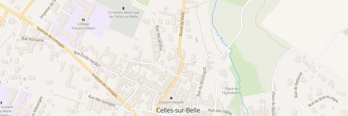 Plan du 17A Rte de Vitré à Celles-sur-Belle