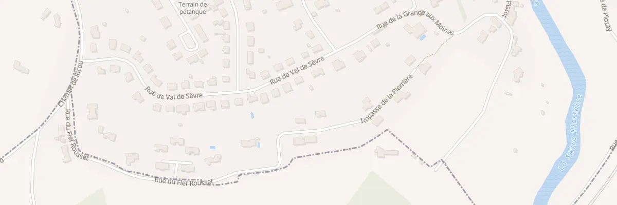 Plan du 3 Rue du Val de Sèvre à Saint-Maixent-l’École