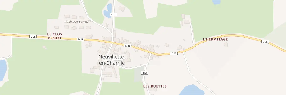 Plan du 11 Rue du Mans à Neuvillette-en-Charnie