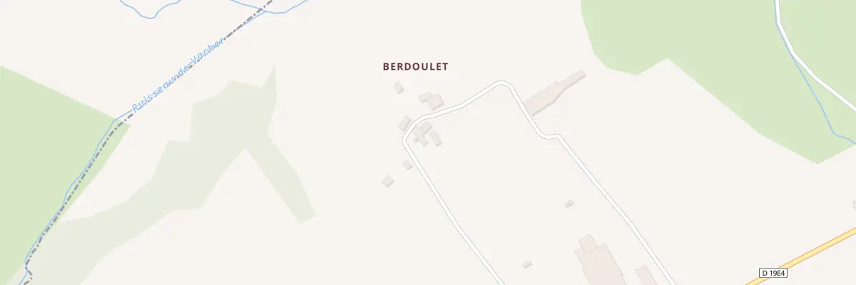 Plan du 107 Berdoulet à Romagne