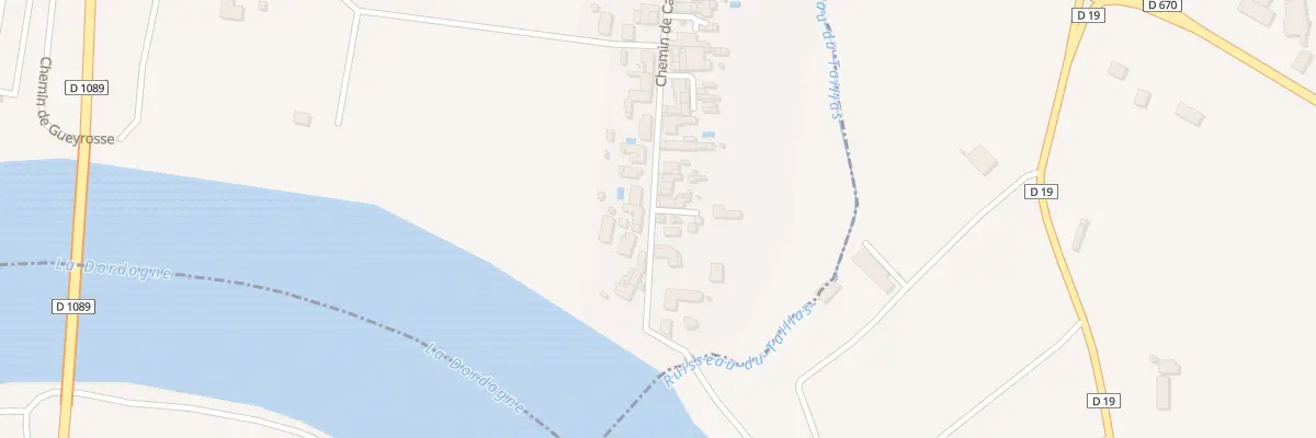 Plan du 43 Che de Carré à Libourne