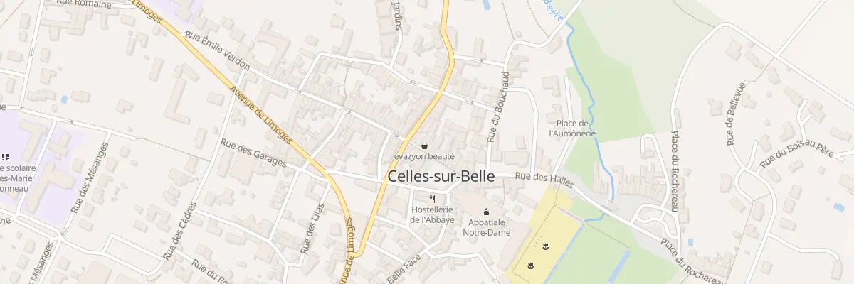 Plan du 2 Rue Emile Verdon à Celles-sur-Belle