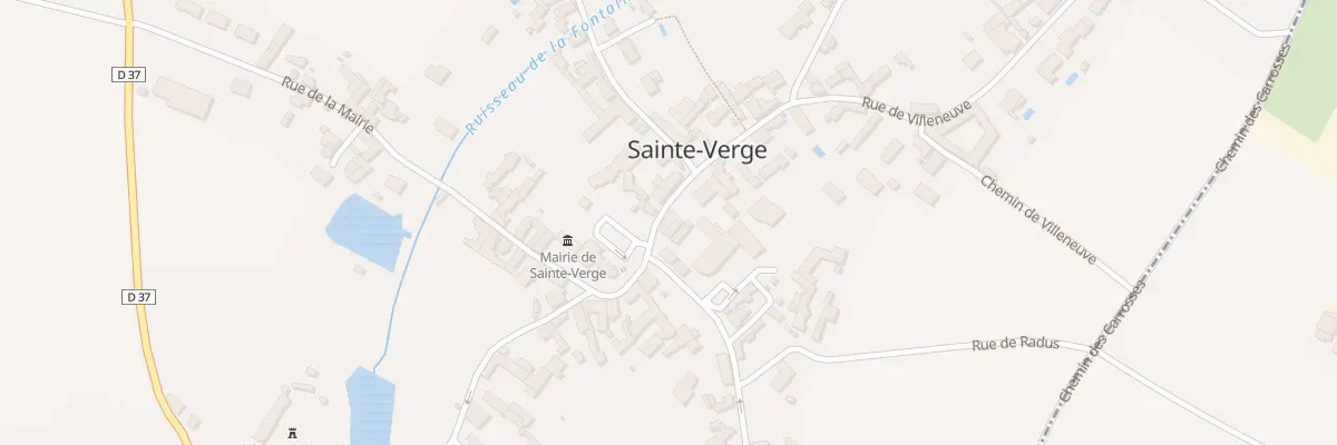 Plan du 2 Rue de Villeneuve à Sainte-Verge