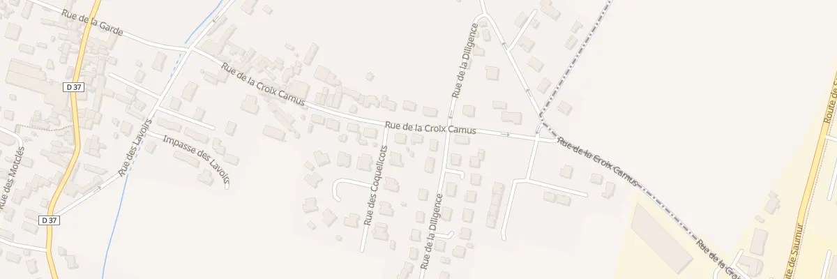 Plan du 22 Rue de la Croix Camus à Sainte-Verge