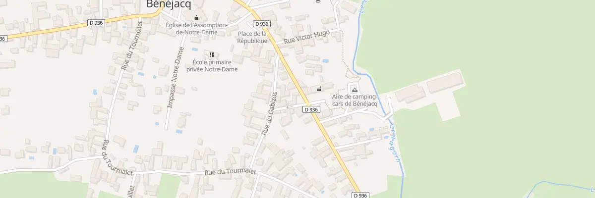 Plan du 39 Rue des Pyrénées à Bénéjacq