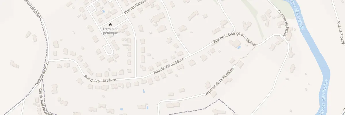 Plan du 4 Rue du Val de Sèvre à Saint-Maixent-l’École