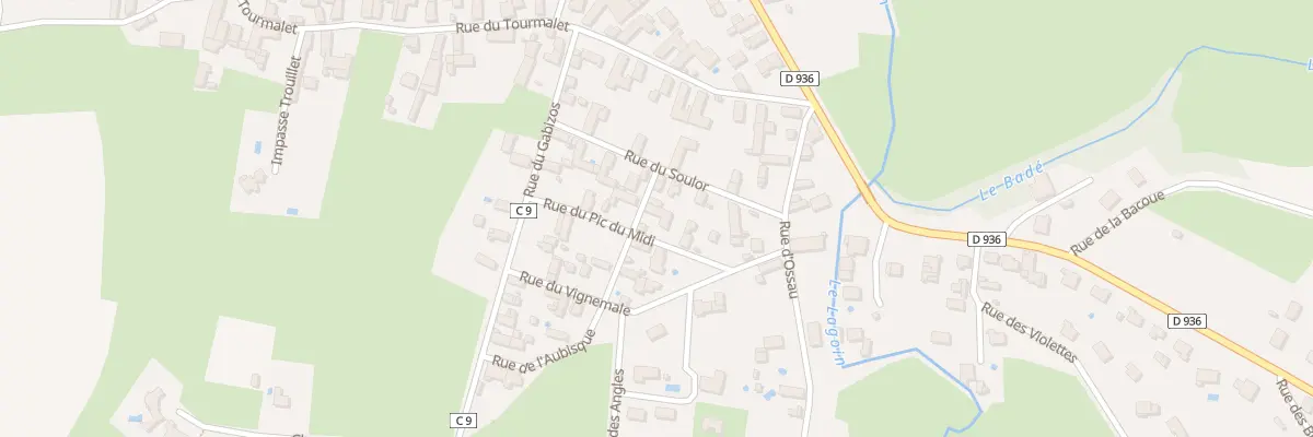 Plan du 3 Rue de l’Aubisque à Bénéjacq