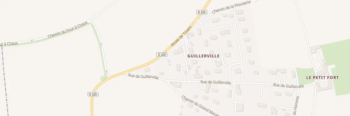 Plan du 175 Rue de Guillerville à Banneville-la-Campagne