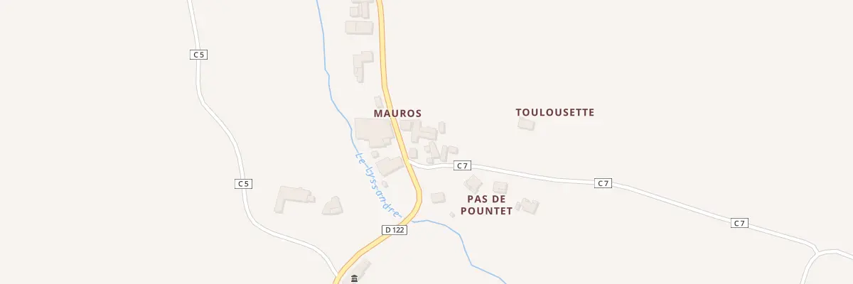 Plan du 32 Mauros Est à Guillac