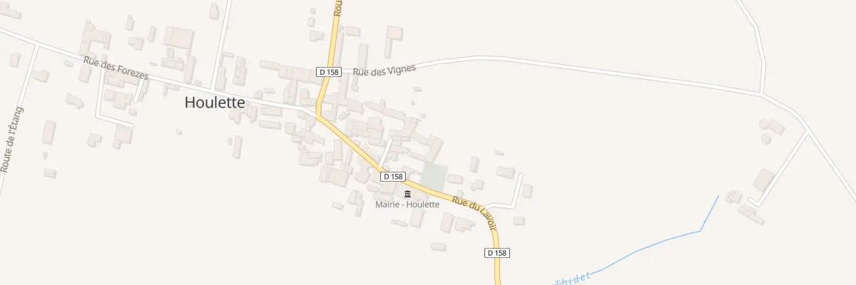 Plan du 4 Imp des Ruelles à Houlette