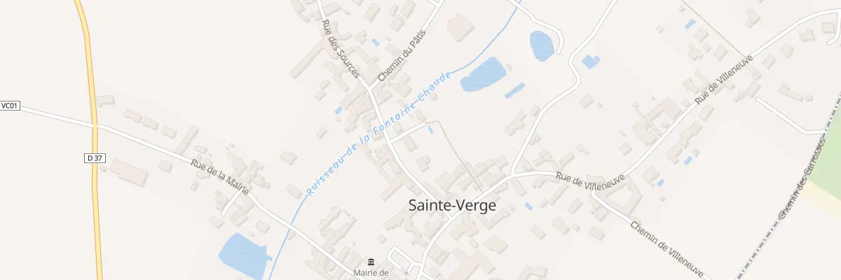 Plan du 6 Rue des Sources à Sainte-Verge