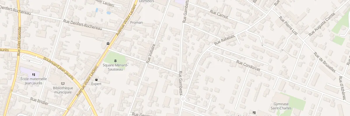 Plan du 37 Rue Gambetta à Thouars