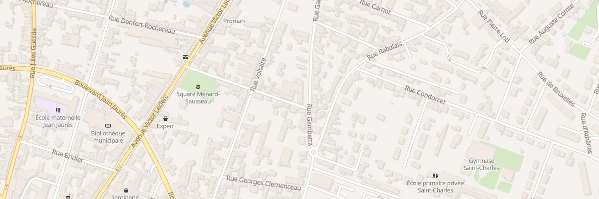 Plan du 33B Rue Gambetta à Thouars