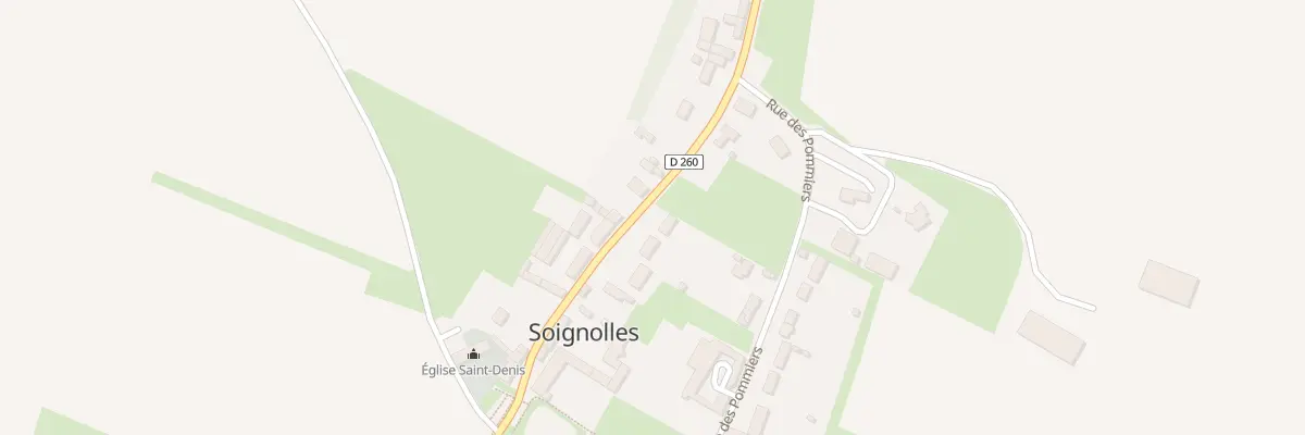 Plan du 10 Rue des Glycines à Soignolles