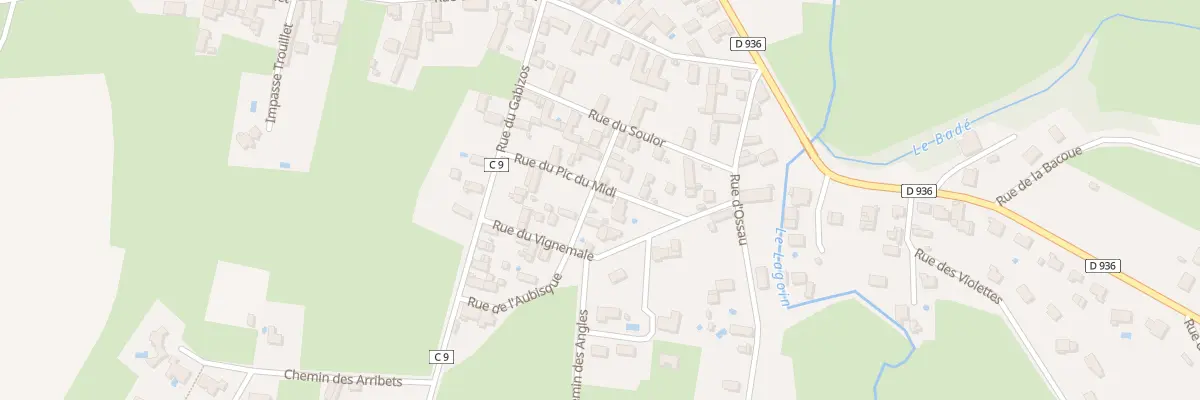 Plan du 5 Rue de l’Aubisque à Bénéjacq