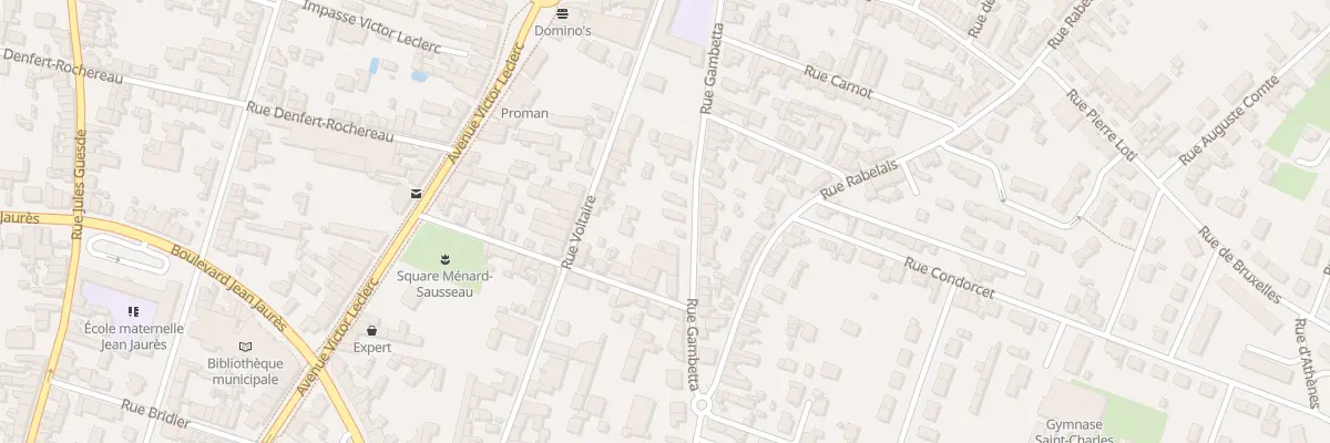 Plan du 39 Rue Gambetta à Thouars
