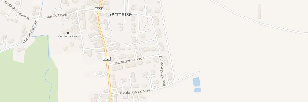 Plan du 11 Rue Joseph Landelle à Sermaise