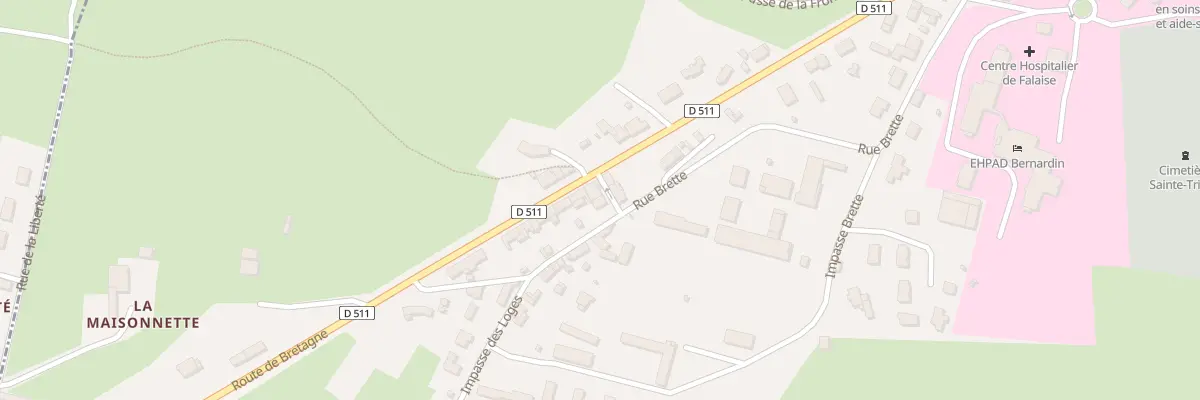 Plan du 9009 Rue Brette à Falaise