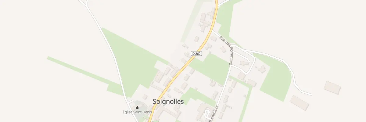 Plan du 5004 Le Bourg à Soignolles