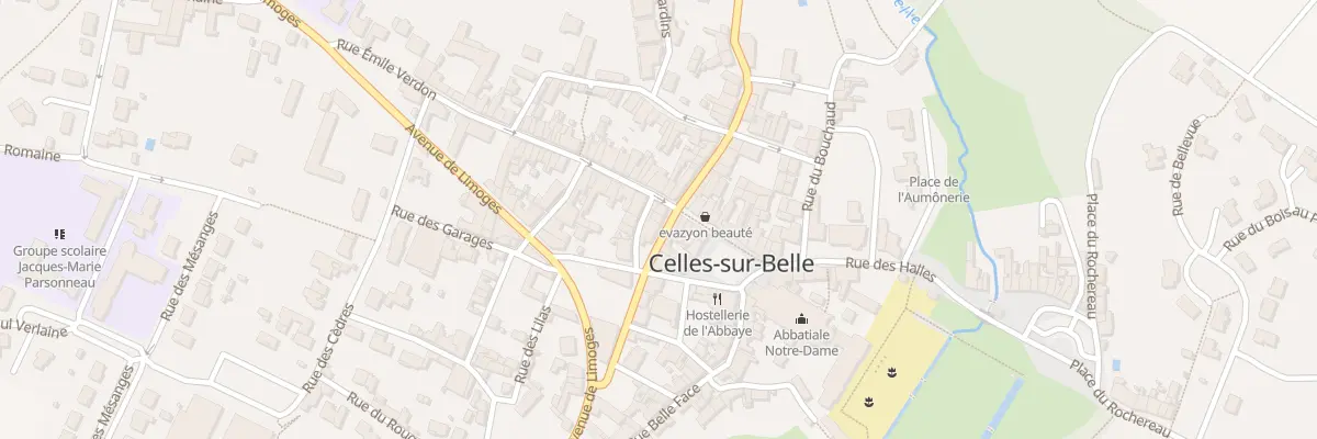 Plan du 2 Rue de l’Ancienne Mairie à Celles-sur-Belle