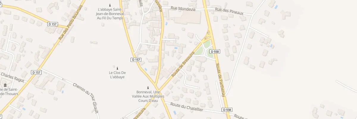 Plan du 6 Rte de Bressuire à Saint-Jean-de-Thouars